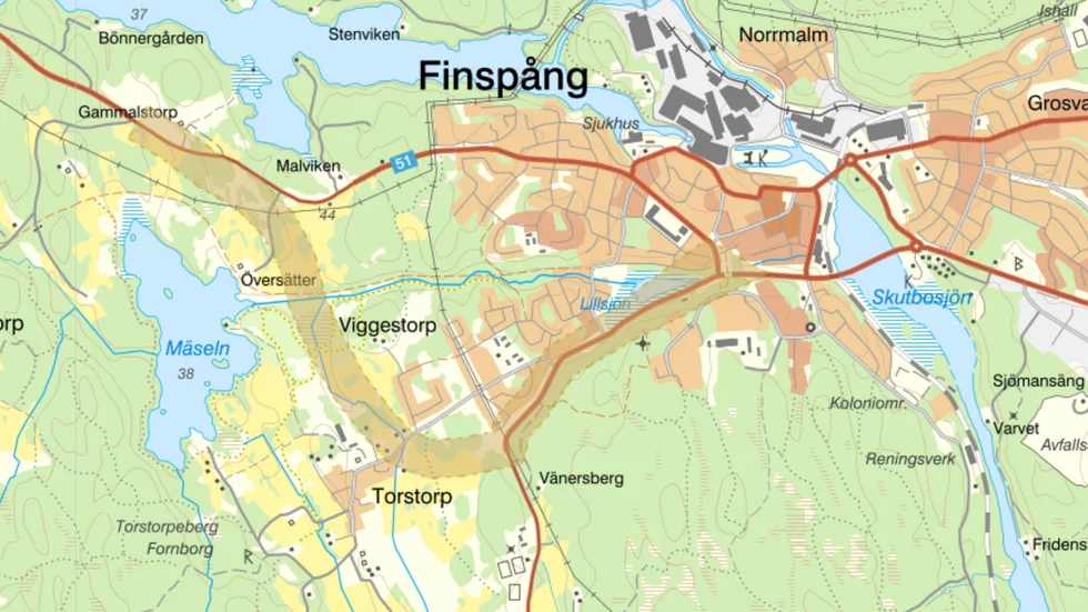 Riksväg 51 i Finspång mot Örebro är nu som då en angelägen fråga och ett eftertraktat önskemål. 