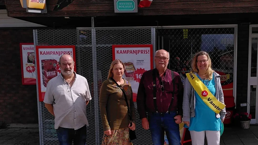 Sommaren 2020 drog Vänsterpartiet i Finspång ut på landsbygdsturné. 