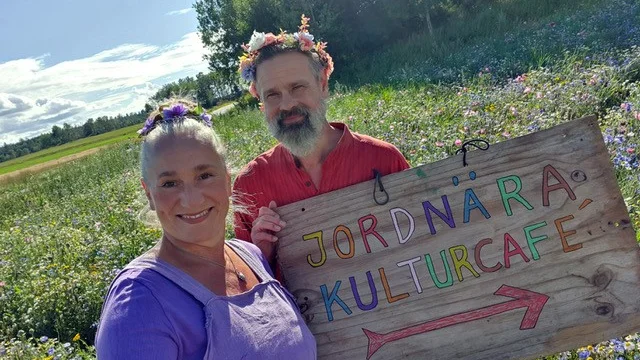 Nina Nu Wesemeyer och Richard Wesemeyer, öppnar sitt kulturkafé på lördag.