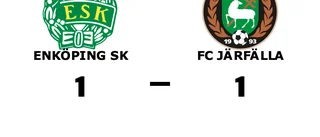 Enköping SK och FC Järfälla kryssade efter svängig match