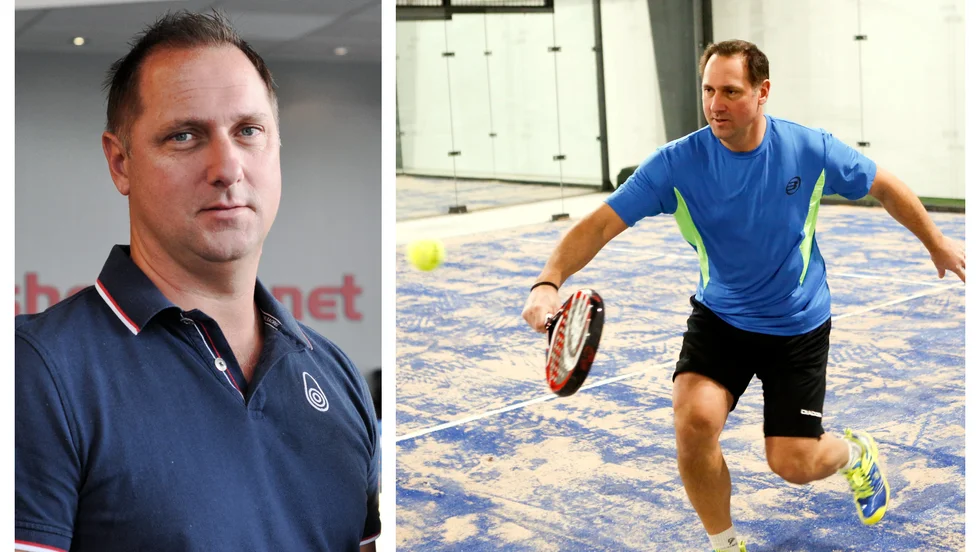 Mannen bakom de första padelbanorna i Östergötland, Peter Blomqvist, har lagt popsporten bakom sig. I alla fal nästan. 