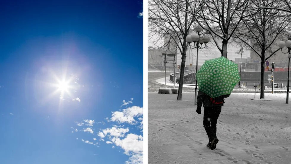 Njut av solen i dag i Östergötland. I morgon återkommer vintern, förhoppningsvis med ett kortare gästspel.