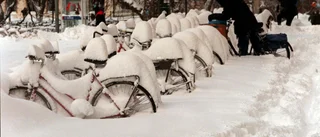 Snövarning i Uppsala län – här väntas en decimeter