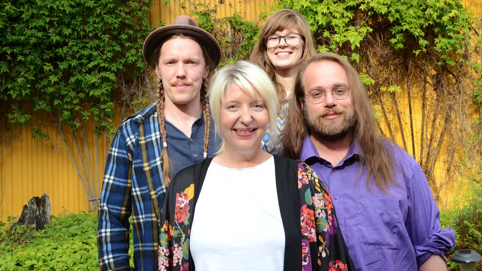 Eleos, bandet från Arvidsjaur består av Johannes Parbring, Bibbi Good, Kääjk Burman och Nils Henriksson.