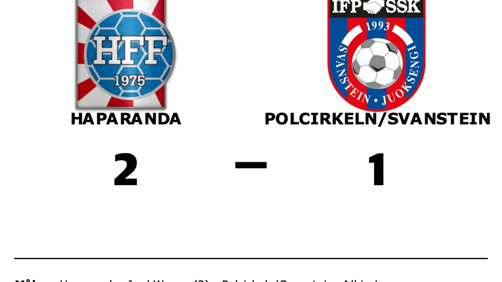 Haparanda vann mot Polcirkeln/Svanstein