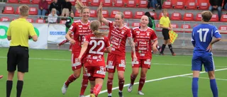 Målkalas för Piteå IF:s damer i genrepet