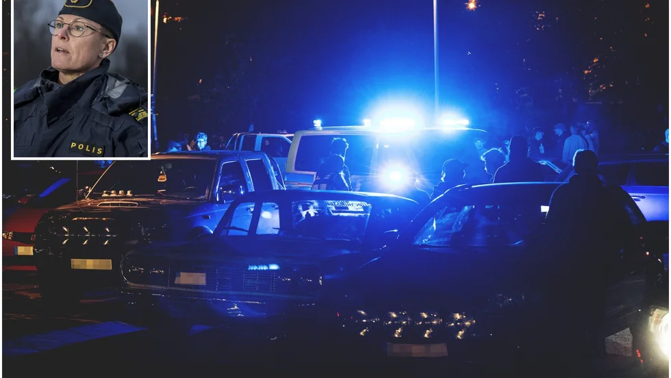 Natten var stökig, men gruppchefen Victoria Enberg vid polisen vill berömma alla vuxna som tog på sig västar och gick på stan. "Det hade en dämpande effekt", säger hon.