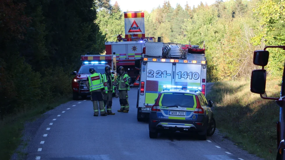 Trafikolyckan stoppade trafiken på väg 290.