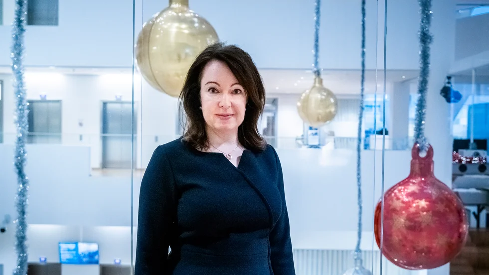 Vattenfall, med vd Anna Borg, redovisar kvartalsrapport. Arkivbild.