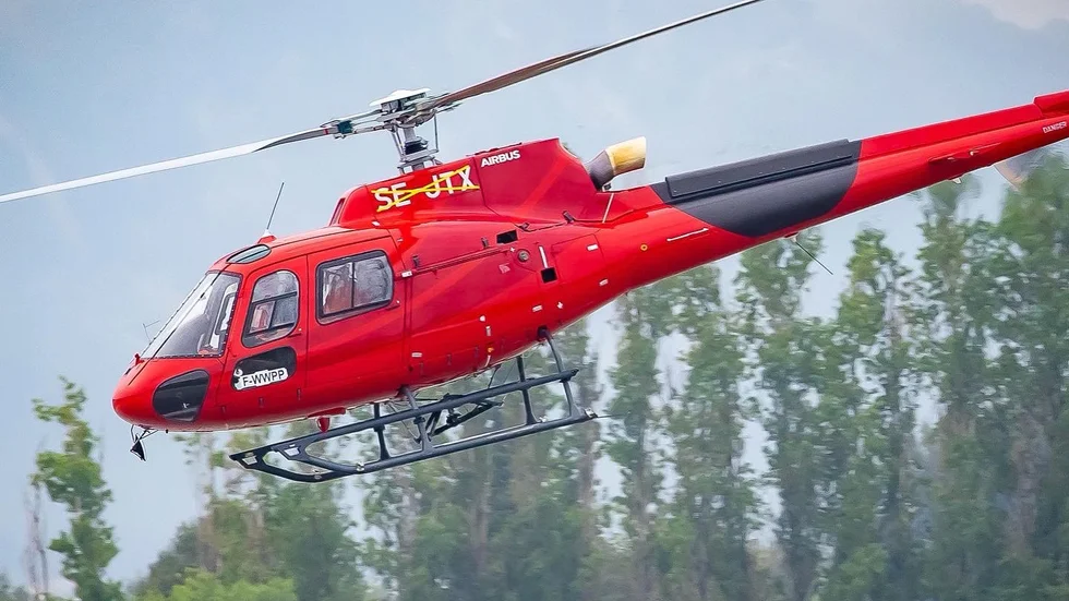 Kallax flyg investerar i ytterligare en Airbus H125. "Den är beställd och levereras i april", säger Joakim Öberg. (Arkivbild)