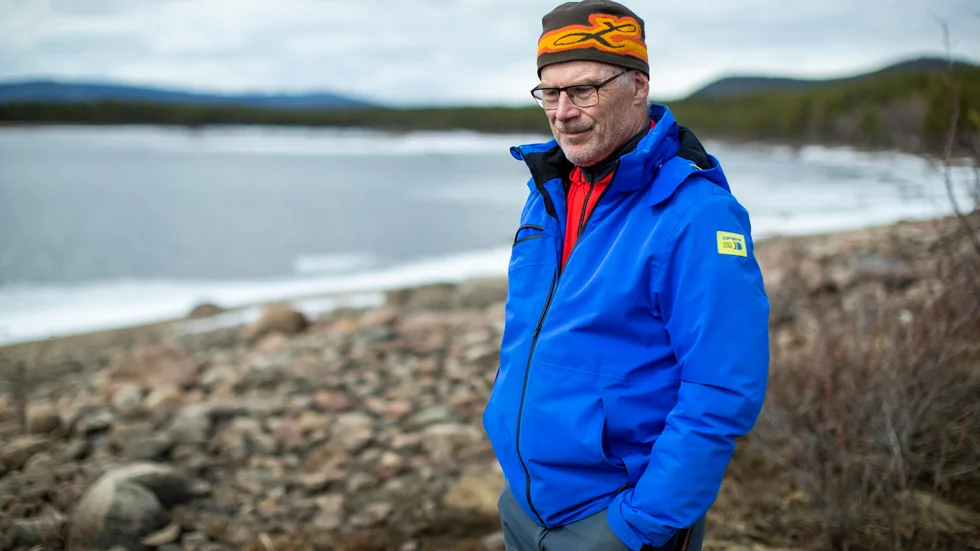 "Jag vill slå hål i myten om grön omställning, den är inte alls grön" säger Tor Tuorda. 