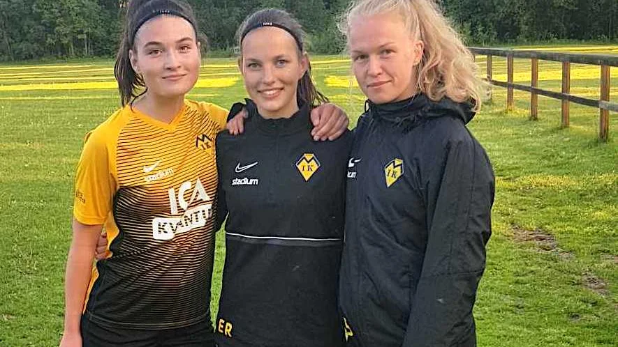 Isa Ehrenberg, Ellen Rönnholm och Linnea Lundgren gjorde Myckles mål.