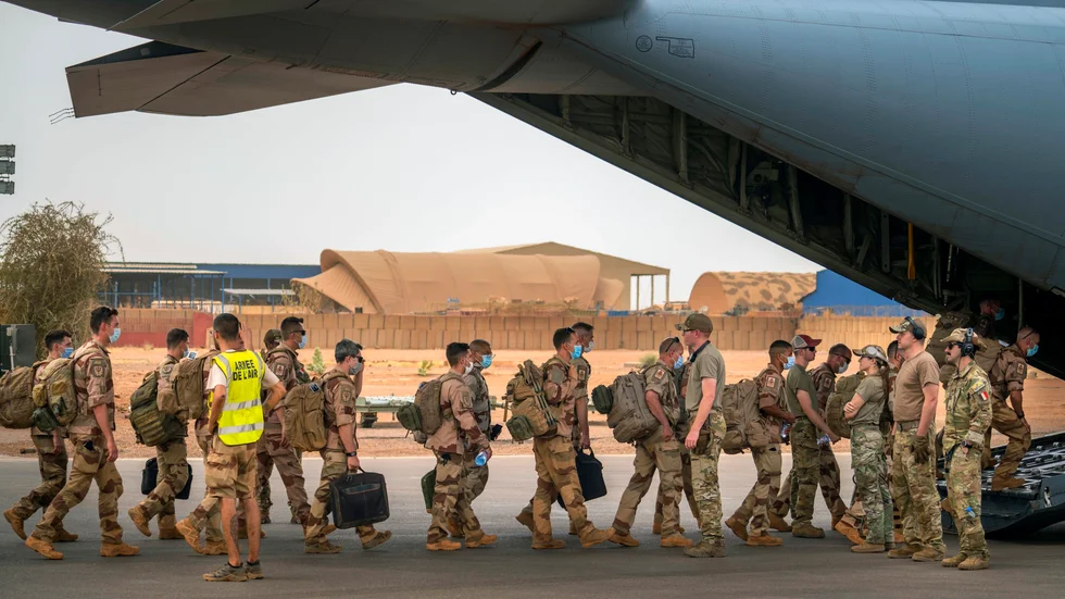 Franska soldater i Operation Barkhane lämnar Mali efter fullgjort fyramånadersuppdrag i landet. Arkivbild.
