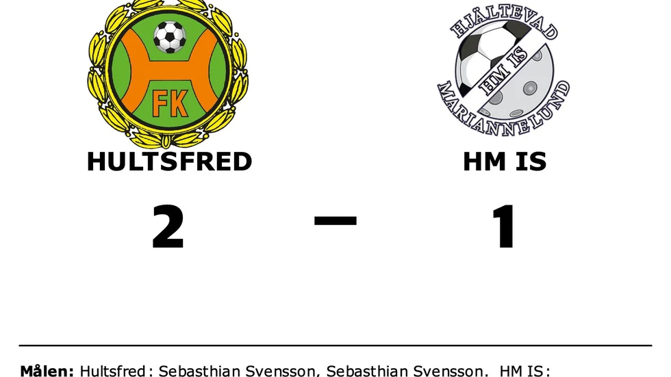 Hultsfreds FK vann mot HM IS