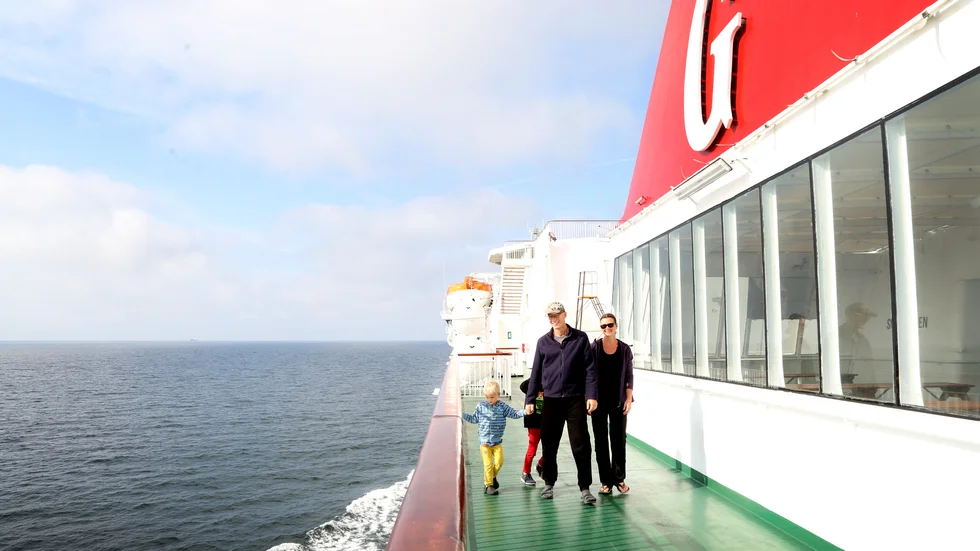 M/S Drotten står än så ensam länge för Hansalinjen till Rostock, men ambitionen är att fartyget ska få sällskap av ännu ett och därmed utöka antalet turer redan i vinter.