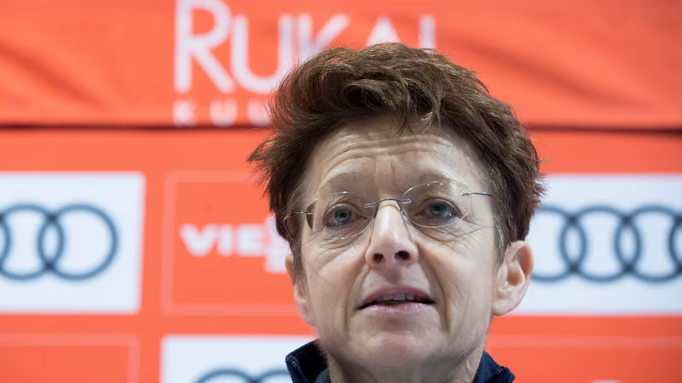Sarah Lewis, tidigare generalsekreterare i Internationella skidförbundet, vill nu bli ordförande. Arkivbild.