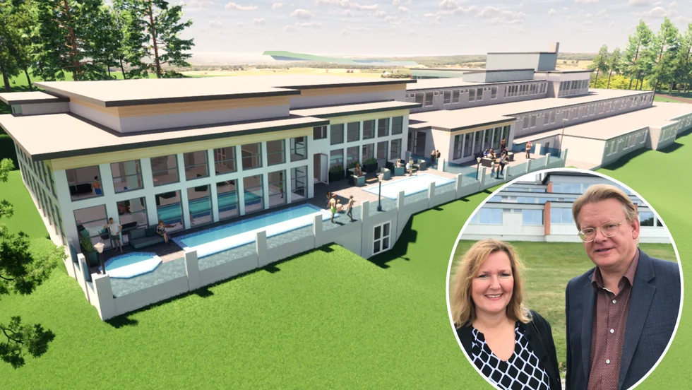 Christin Widerberg och Eric Johansson som driver Sundbyholms slott har fått kommunens tillstånd att bygga ut hotellanläggningen med ett spa.