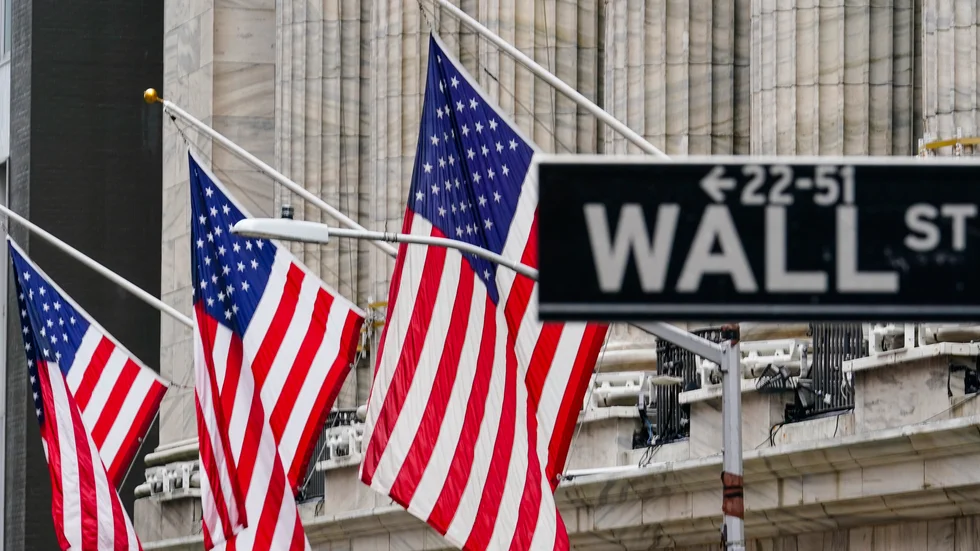 Bankerna var de stora förlorarna när börsveckan inleddes på Wall Street. Arkivbild.