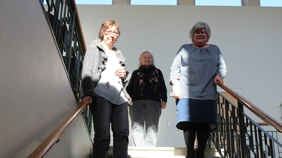 Eva-Britt Österholm, Barbro Mattson och Lena Petersson ser ljuset i tunneln. 
