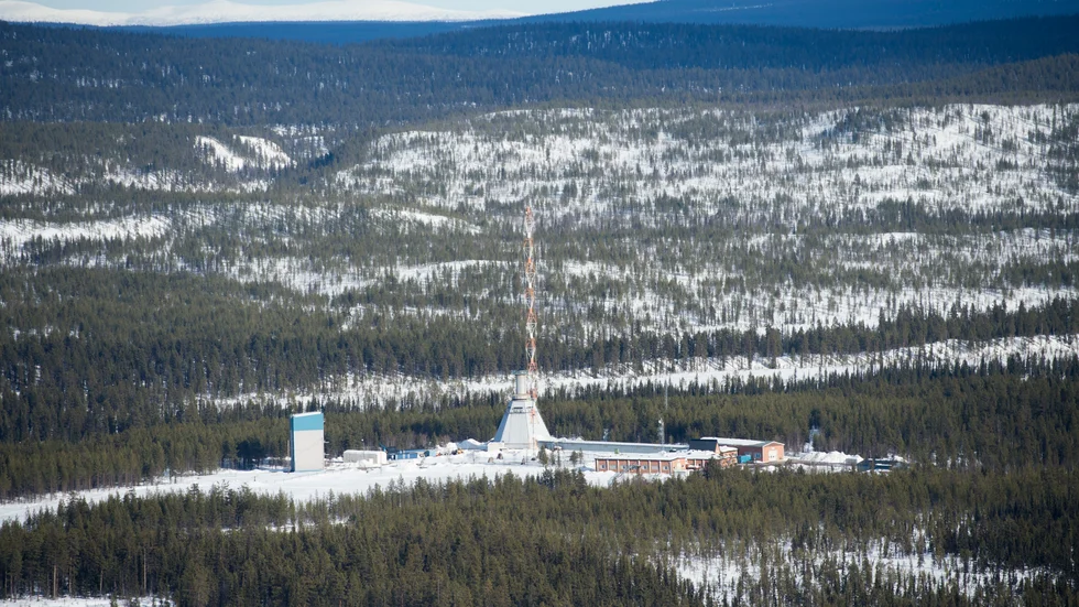 Raketuppskjutningsplatsen på Esrange. Arkivbild.