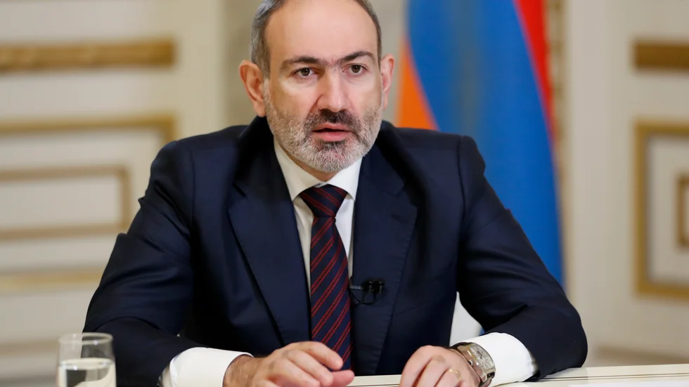 Armeniens premiärminister Nikol Pasjinian. Arkivbild.