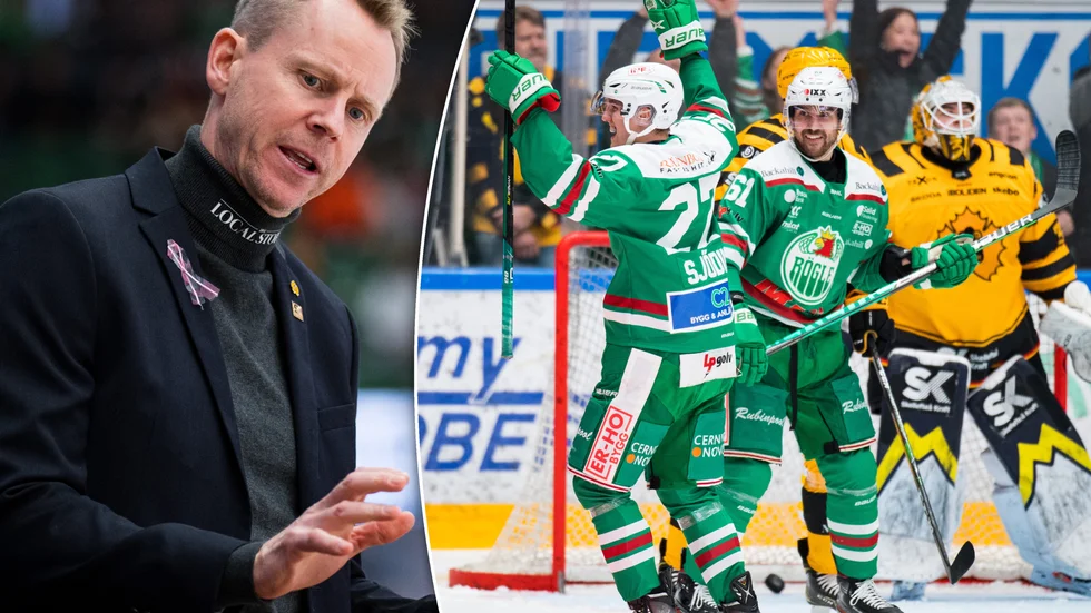 Robert Ohlsson var inte nöjd med AIK:s defensiva insats mot Rögle.