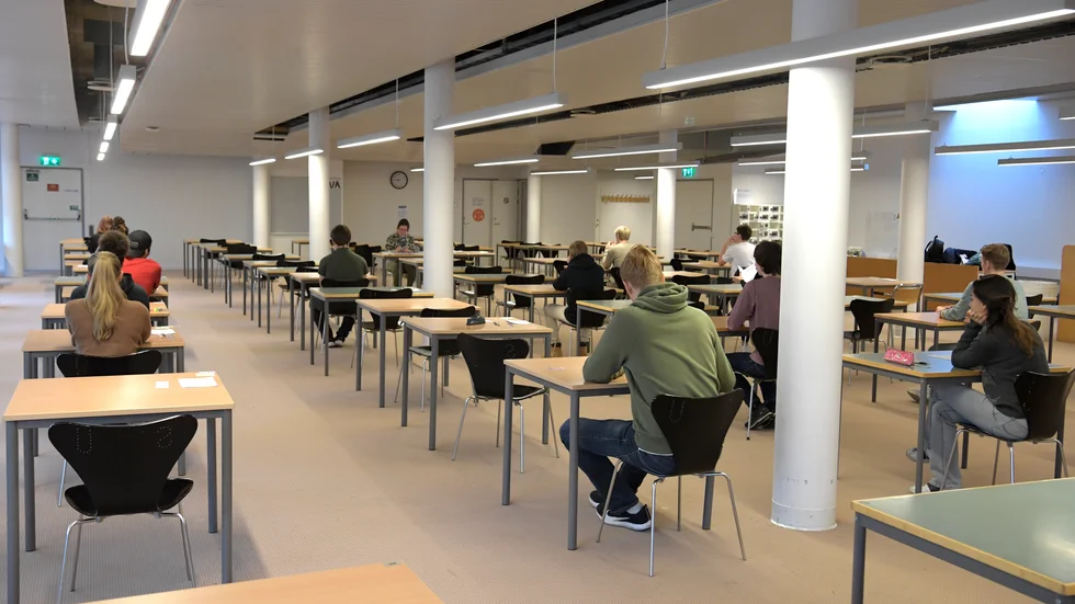 Det kan bli kroppsvisitering vid högskoleprovet. Arkivbild.