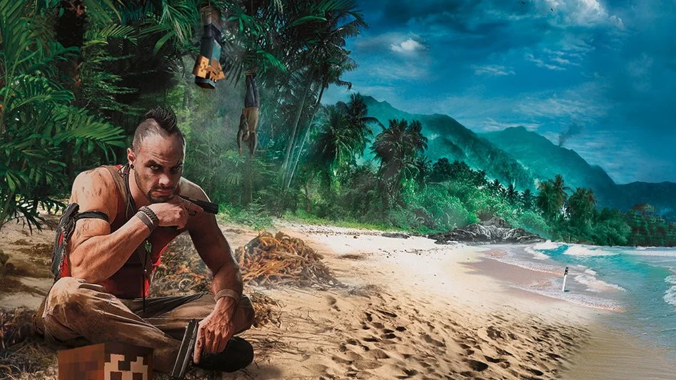 Michael Mandos Vaas har blivit något av omslagsfiguren till hela "Far cry"-serien, och när tidernas bästa tv-spelskurkar listas brukar han hamna högt uppe. Pressbild.