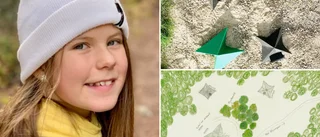 Skelleftetjejen Mila, 11, vann stor arkitekttävling – designade stjärnformade stugor på Vitberget