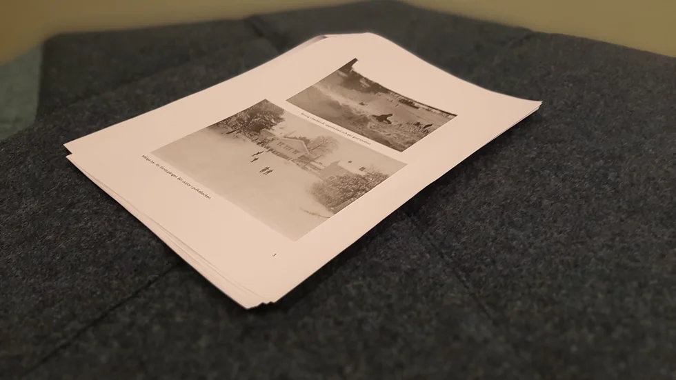 Fotobilaga som inte fanns med i samrådsredogörelsen. Det innebär att fullmäktiges ledamöter fått ett ofullständig underlag hävdar boende på Gültzauudden.