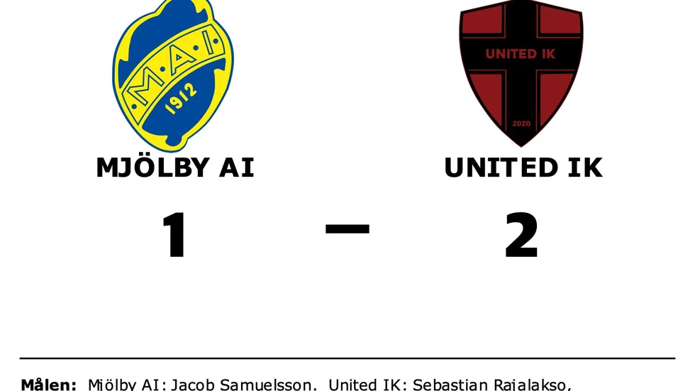 Mjölby AI FF förlorade mot United IK Nordic