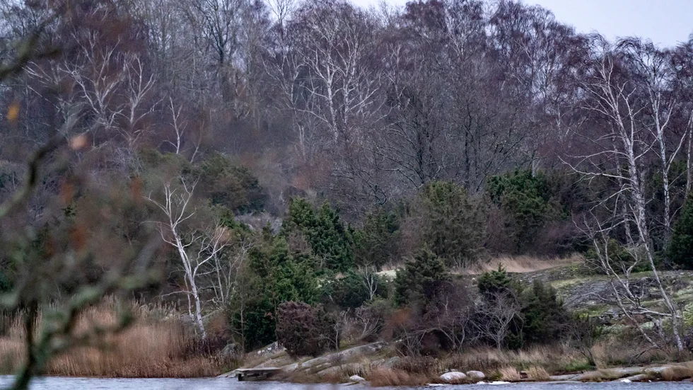 Den försvunne mannen hittades död här, på ön Varö i Karlskrona skärgård, senhösten 2020. Arkivbild.