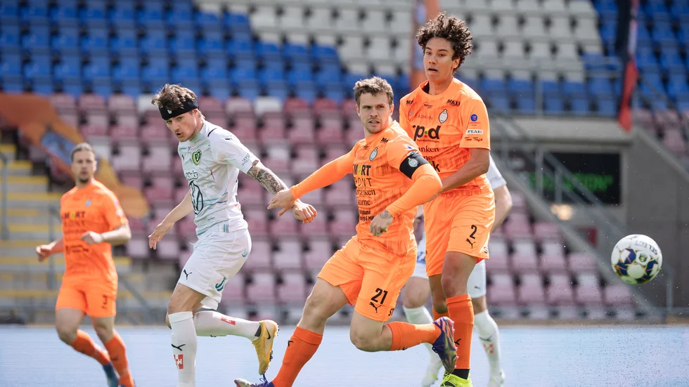 Jesper Manns och hans AFC Eskilstuna spelar under söndagen mot GIF Sundsvall.