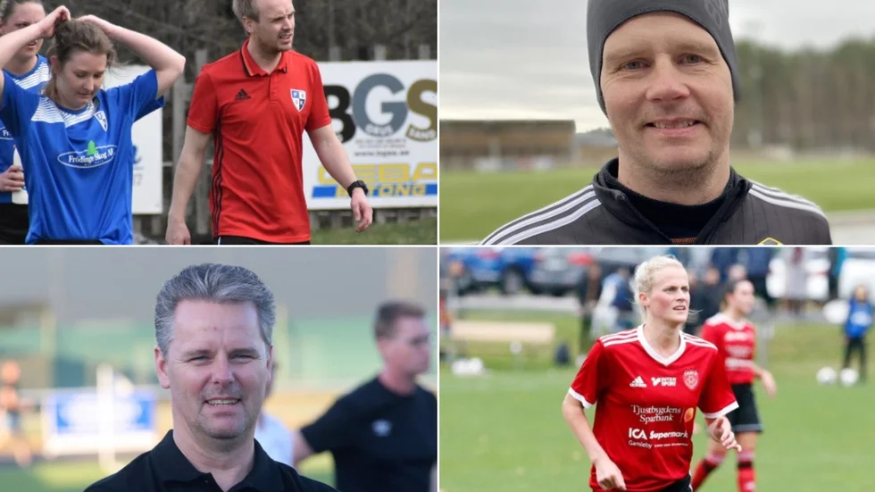 Robin Blomberg, Jan Johansson, Pierre Brorsson och Alicia Strand reagerar på det senaste fotbollsbeskedet.