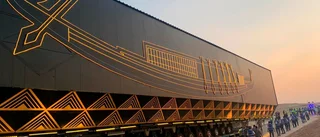 Faraons solskepp har kastat loss från pyramiden