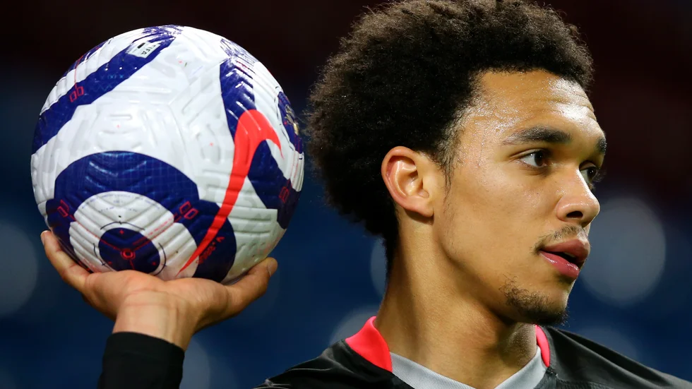 Trent Alexander-Arnold är uttagen i den preliminära engelska EM-truppen, trots spekulationer om att han skulle petas. Arkivbild.