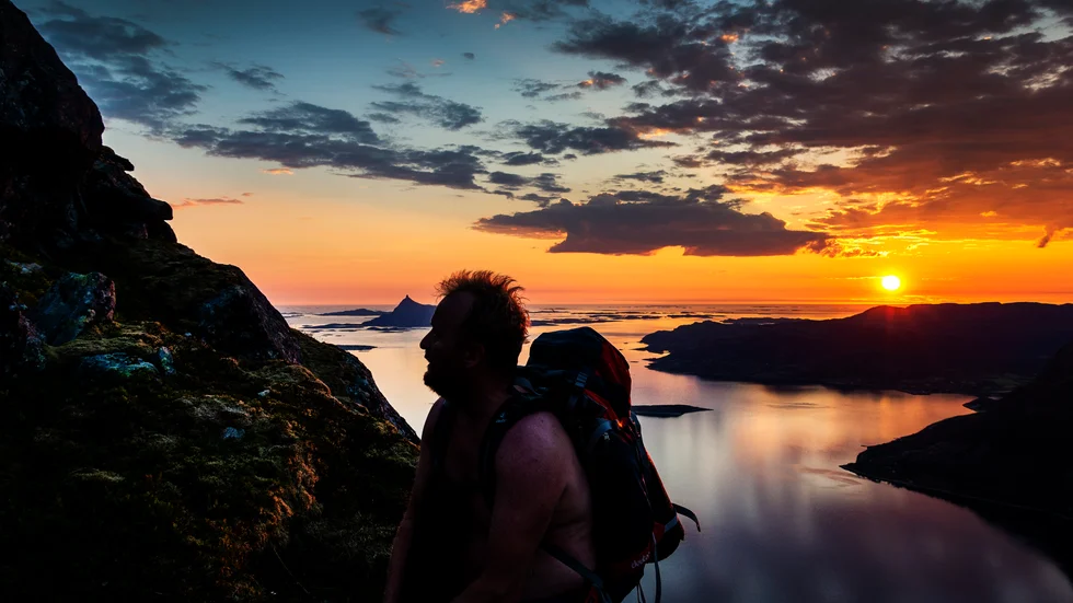 Midnattssolen är tillbaka i Sveriges nordligaste delar. Arkivbild.