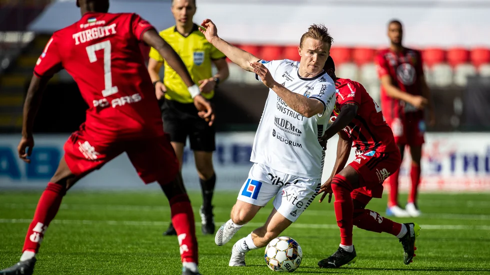 Jacob Ortmark på Jämtkraft Arena.