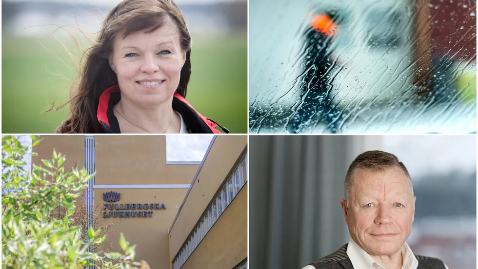 Om eller när regnet kommer riskerar bland annat Kullbergska sjukhuset att vattenfyllas. Områden på Norr, i synnerhet Lasstorp som redan kämpar med översvämningar, skulle hamna under vatten precis som Öster. Djulösjön skulle leta sig upp på stränder och tomter.