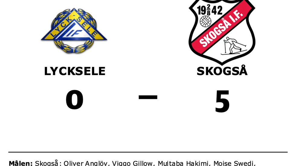 Lycksele förlorade mot Skogså