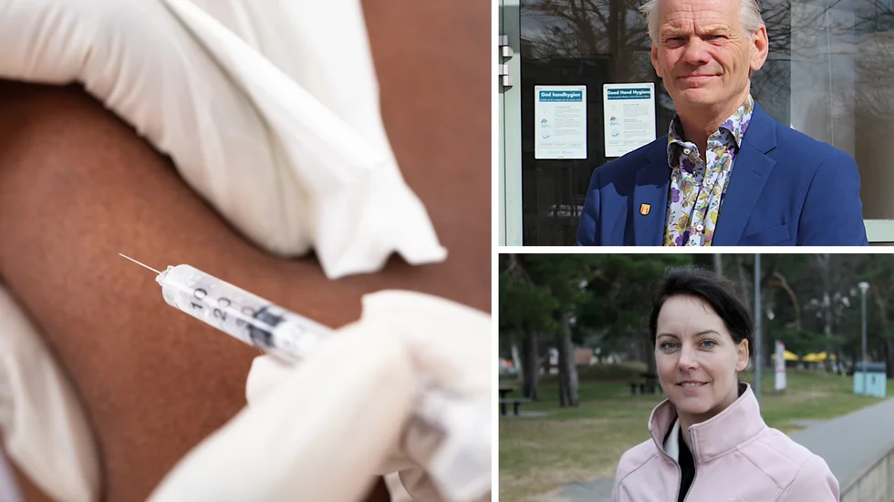 Peter Karlsson (M) och Annelie Almérus (M) är nöjda med vaccinationsläget i kommunerna.