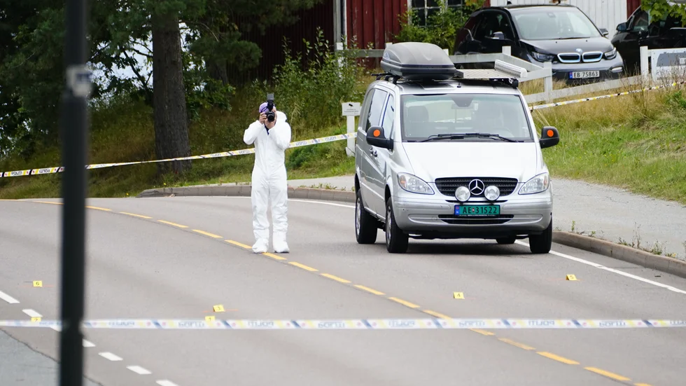 En svensk man sköts ihjäl av norsk polis i Valaskjold, Sarpsborg, på lördagsmorgonen.