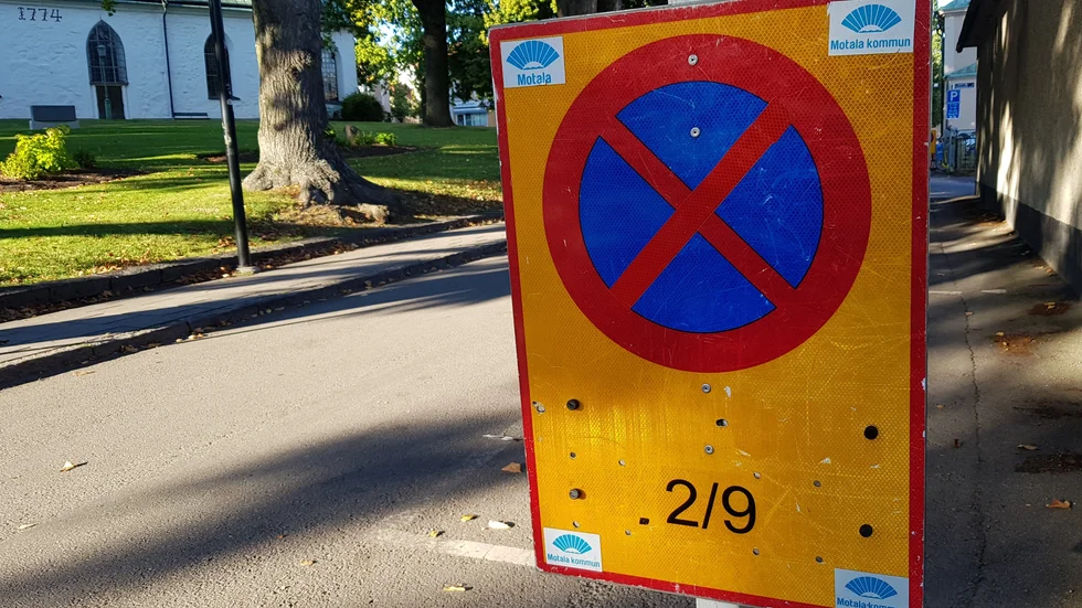 Vätternrundan påverkar trafiken i centrala Motala.