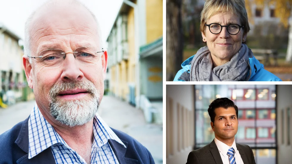 Jacob Spangenberg (C), Margareta Widén-Berggren och Johan Dasht har alla svårt att förstå regeringens beslut.