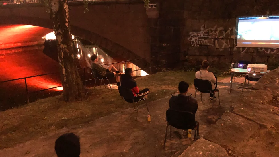 Filmfestivalen i Kärleksparken förra året. 
