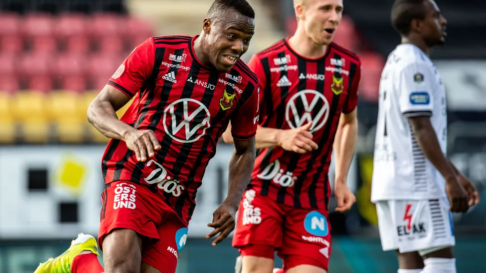 Patrick Kpozo har gjort två mål och två målgivande passningar i allsvenskan.