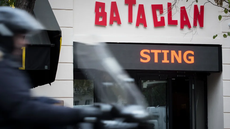 Den brittiske artisten Sting spelade på Bataclan 2016. Arkivbild.