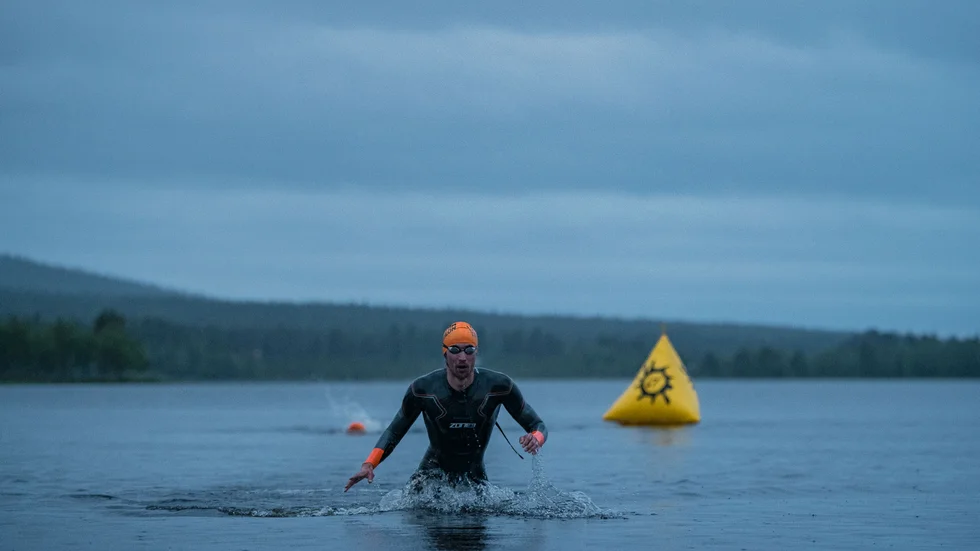 Pontus Suorra vinnare av Laponia Triathlon 2019