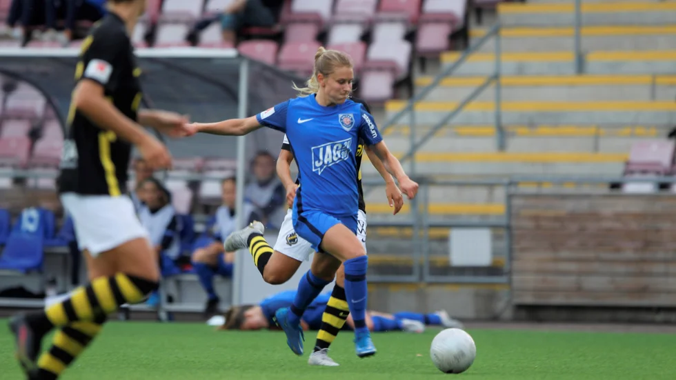 Amanda Nildén spelade för Eskilstuna United innan Juventus