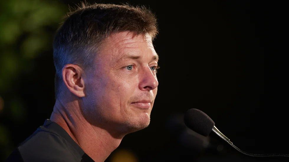 Malmö FF:s tränare Jon Dahl Tomasson.